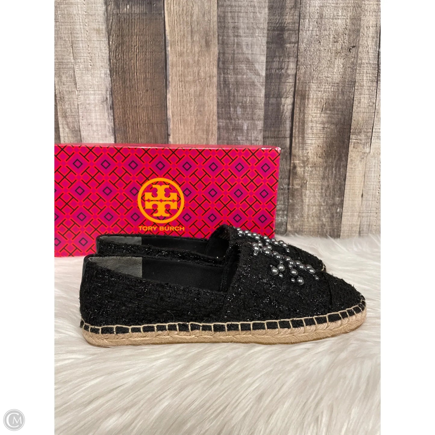 Shoes Designer By Tory Burch In Black, Size: 7.5