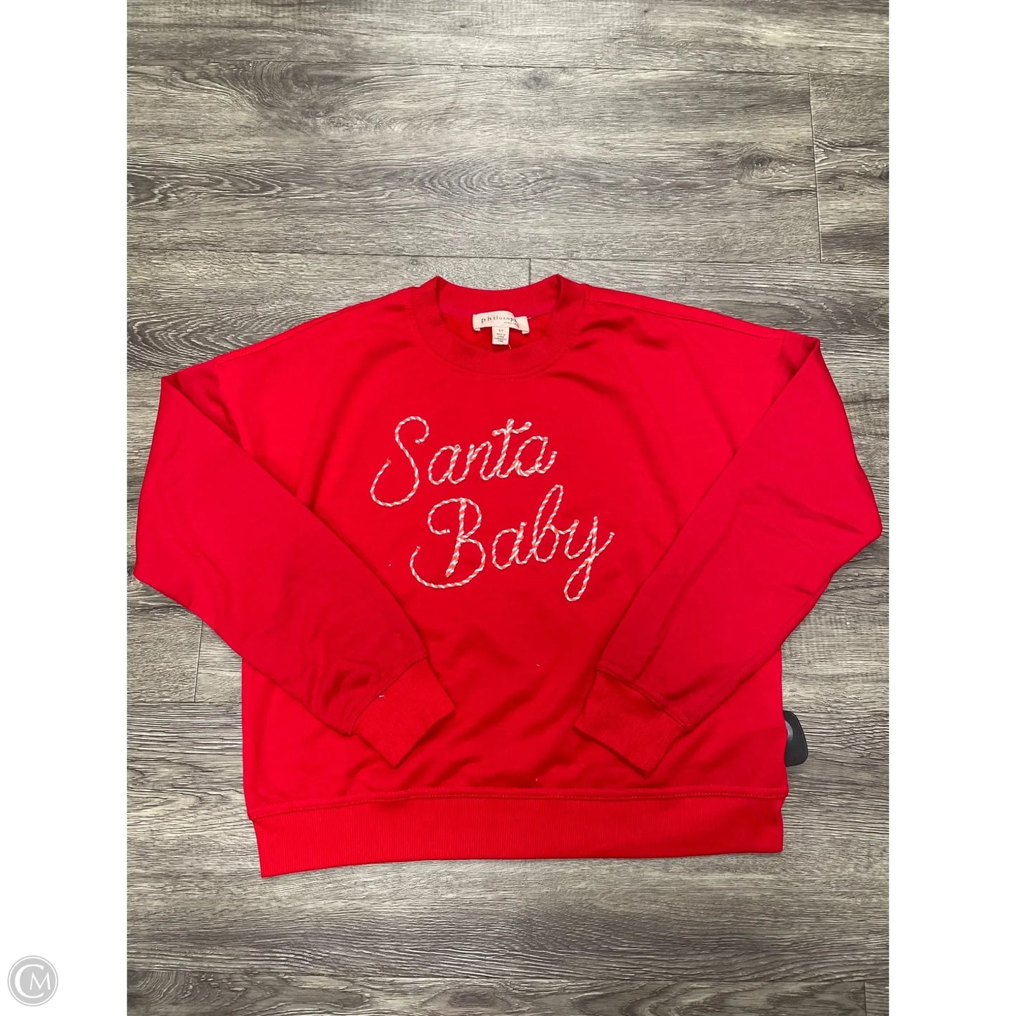 Sweatshirt Crewneck By Philosophy In Red, Size: Sp