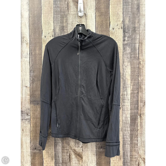 Athletic Jacket By Lululemon In Black, Size: 8