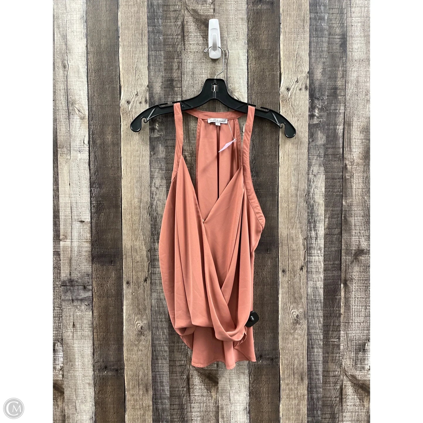 Top Sleeveless By Wishlist In Pink, Size: L