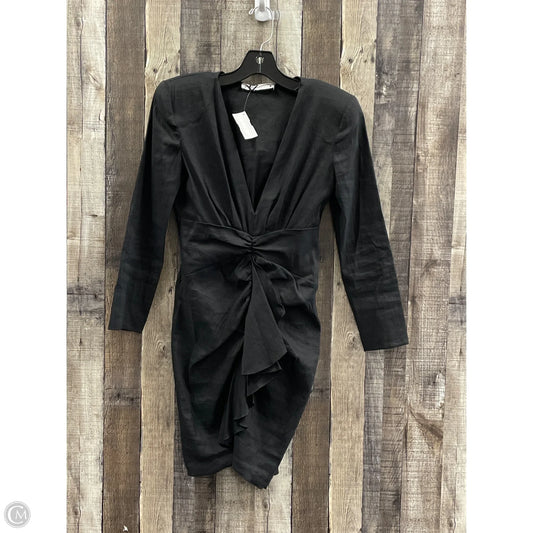 Dress Casual Short By Zara In Black, Size: Xs