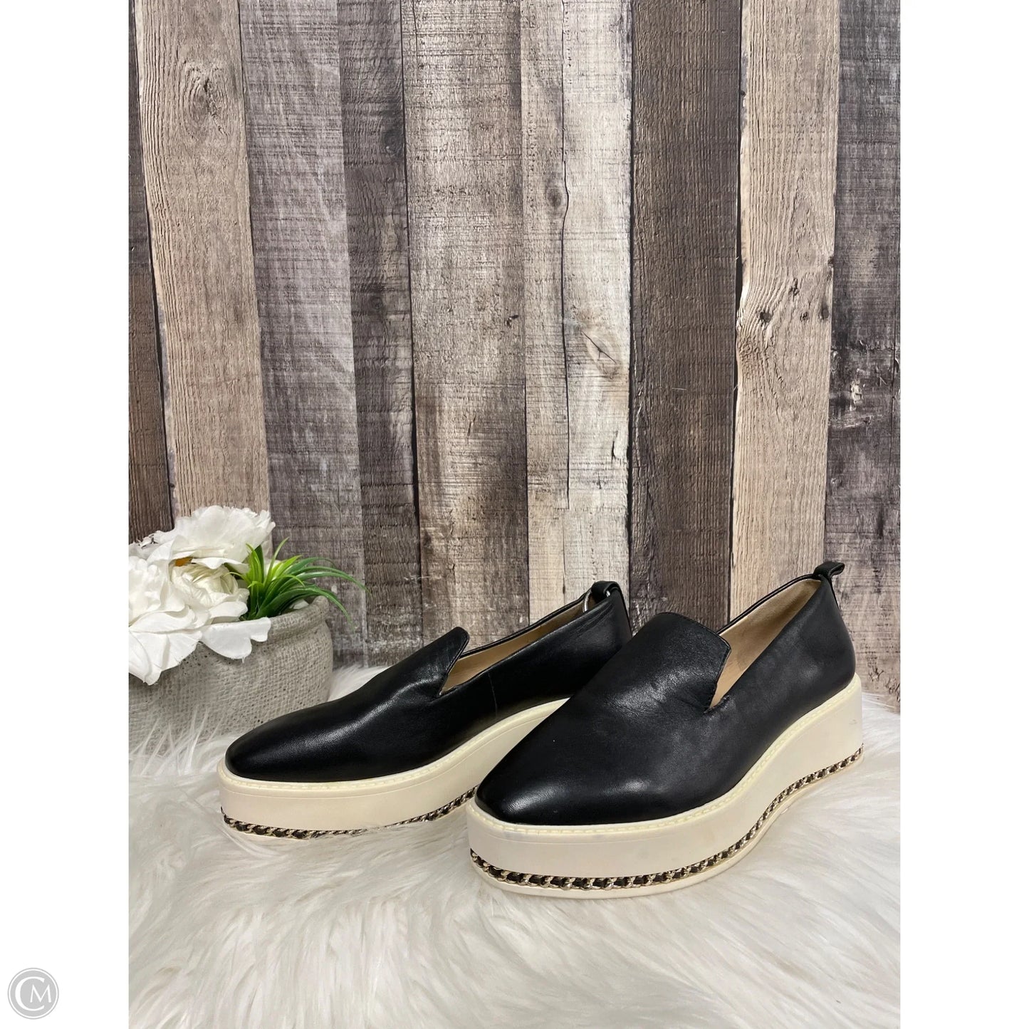 Shoes Designer By Karl Lagerfeld In Black, Size: 6