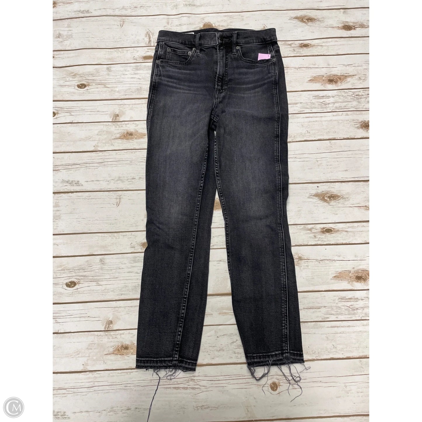 Jeans Skinny By Gap In Black, Size: 4