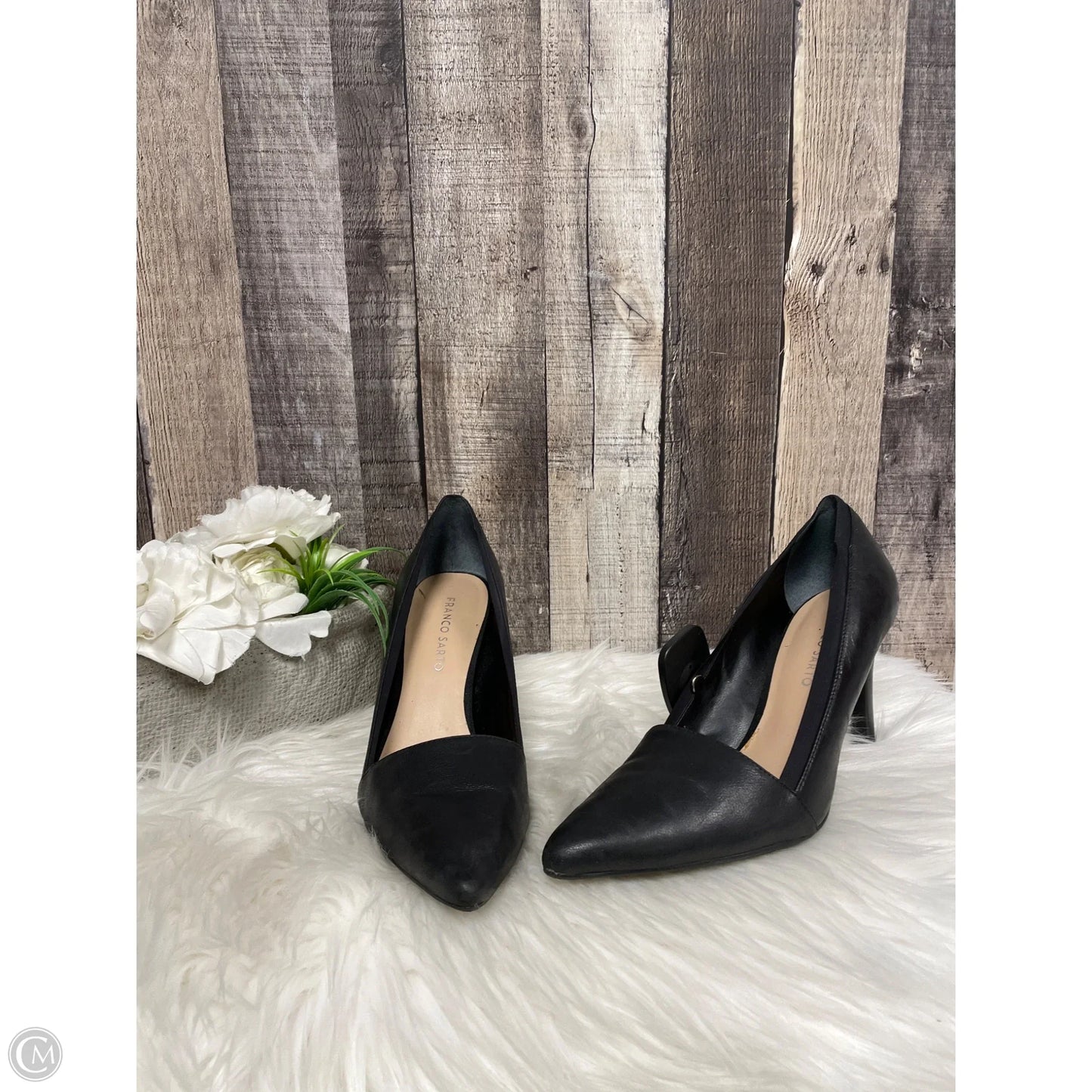 Shoes Heels Stiletto By Franco Sarto In Black, Size: 8