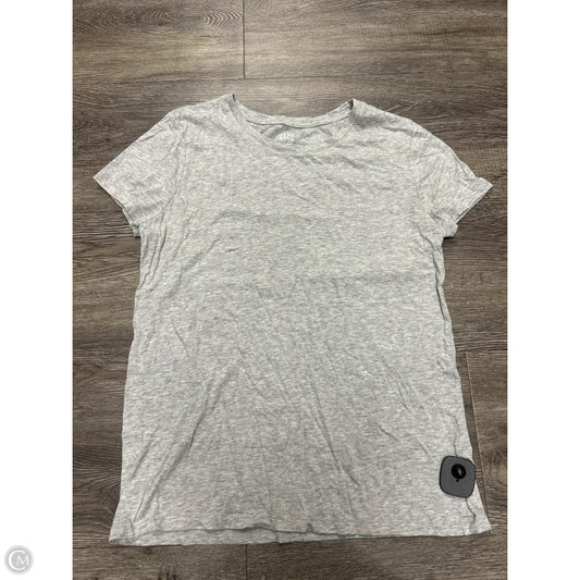 Top Short Sleeve Basic By Gap In Grey, Size: L