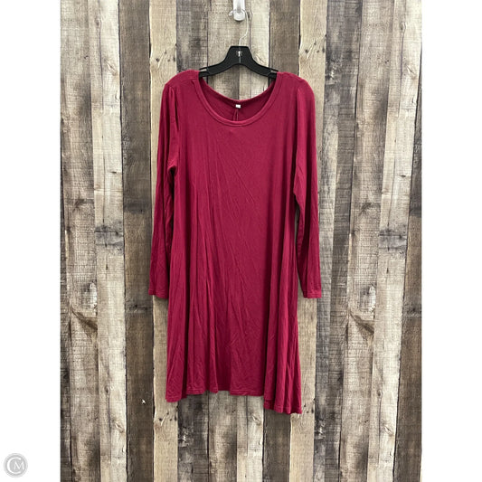 Dress Casual Short By Cmf In Red, Size: Xl