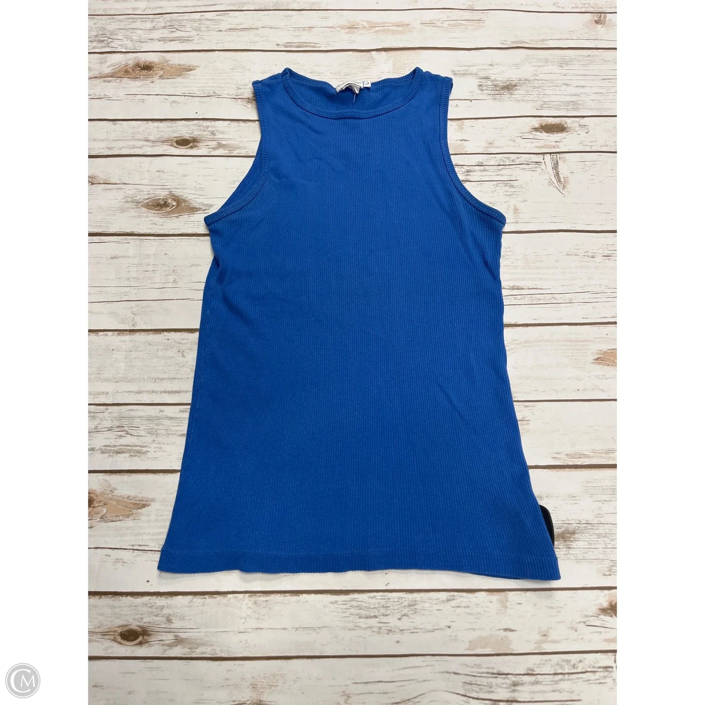 Top Sleeveless By Calvin Klein In Blue, Size: L