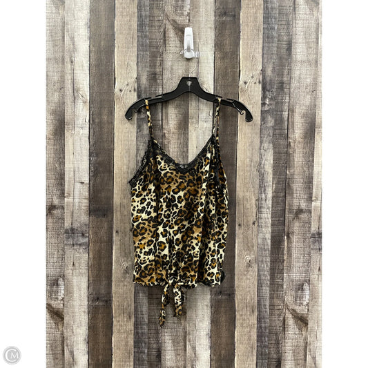 Top Sleeveless By Cme In Animal Print, Size: M