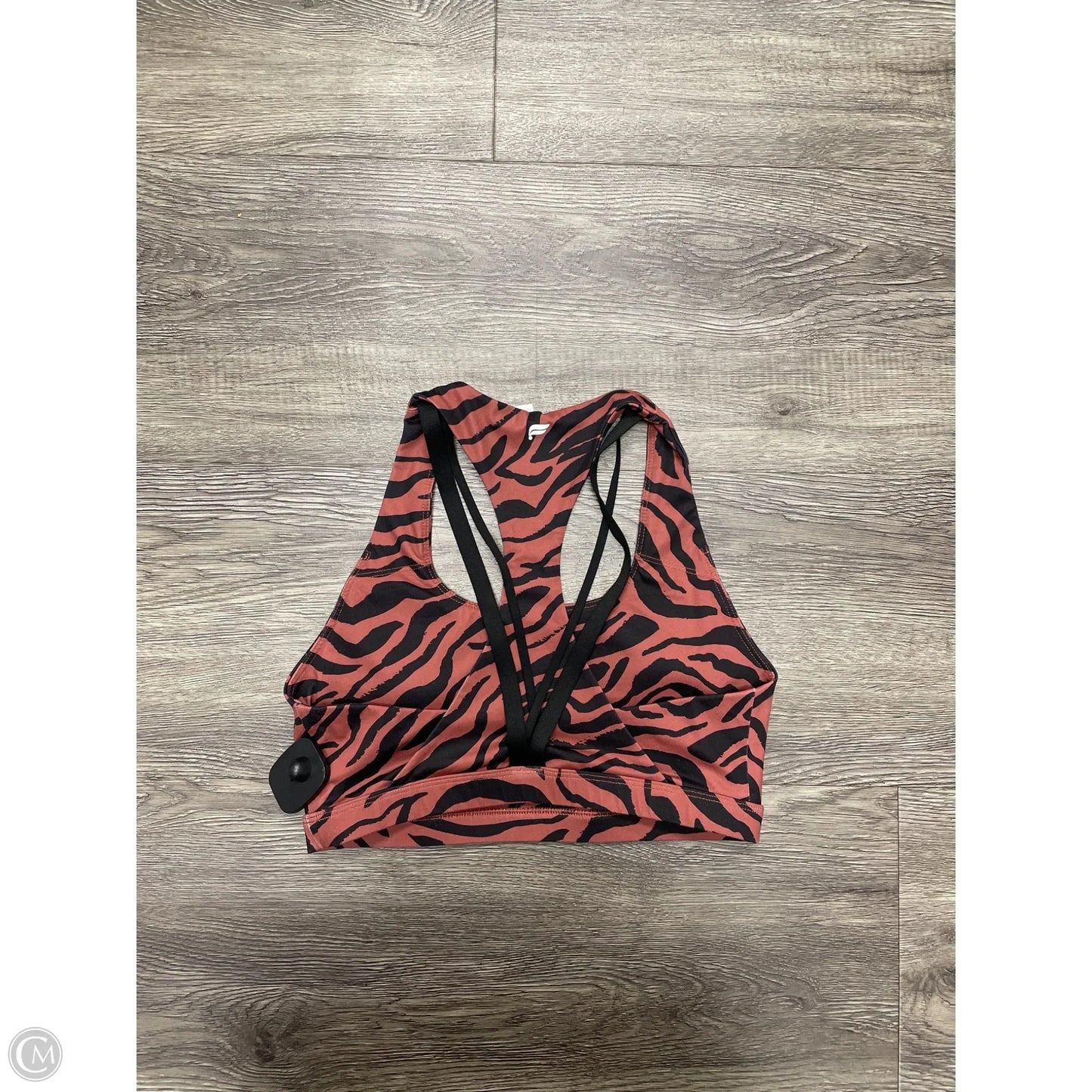 Athletic Bra By Fabletics In Zebra Print, Size: S