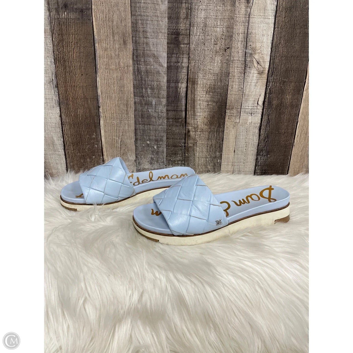 Sandals Flats By Sam Edelman In Blue, Size: 8.5