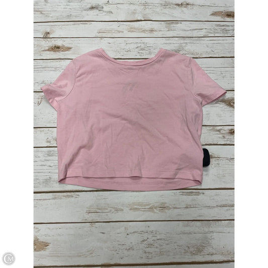 Top Short Sleeve Basic By Wild Fable In Pink, Size: L