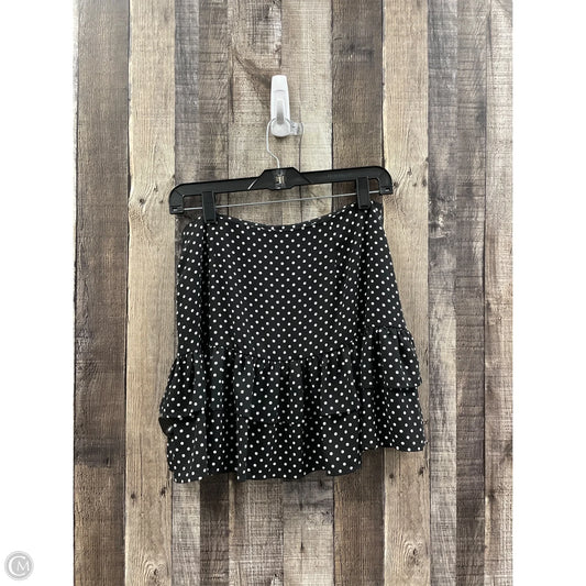 Skirt Mini & Short By Forever 21 In Polkadot Pattern, Size: M