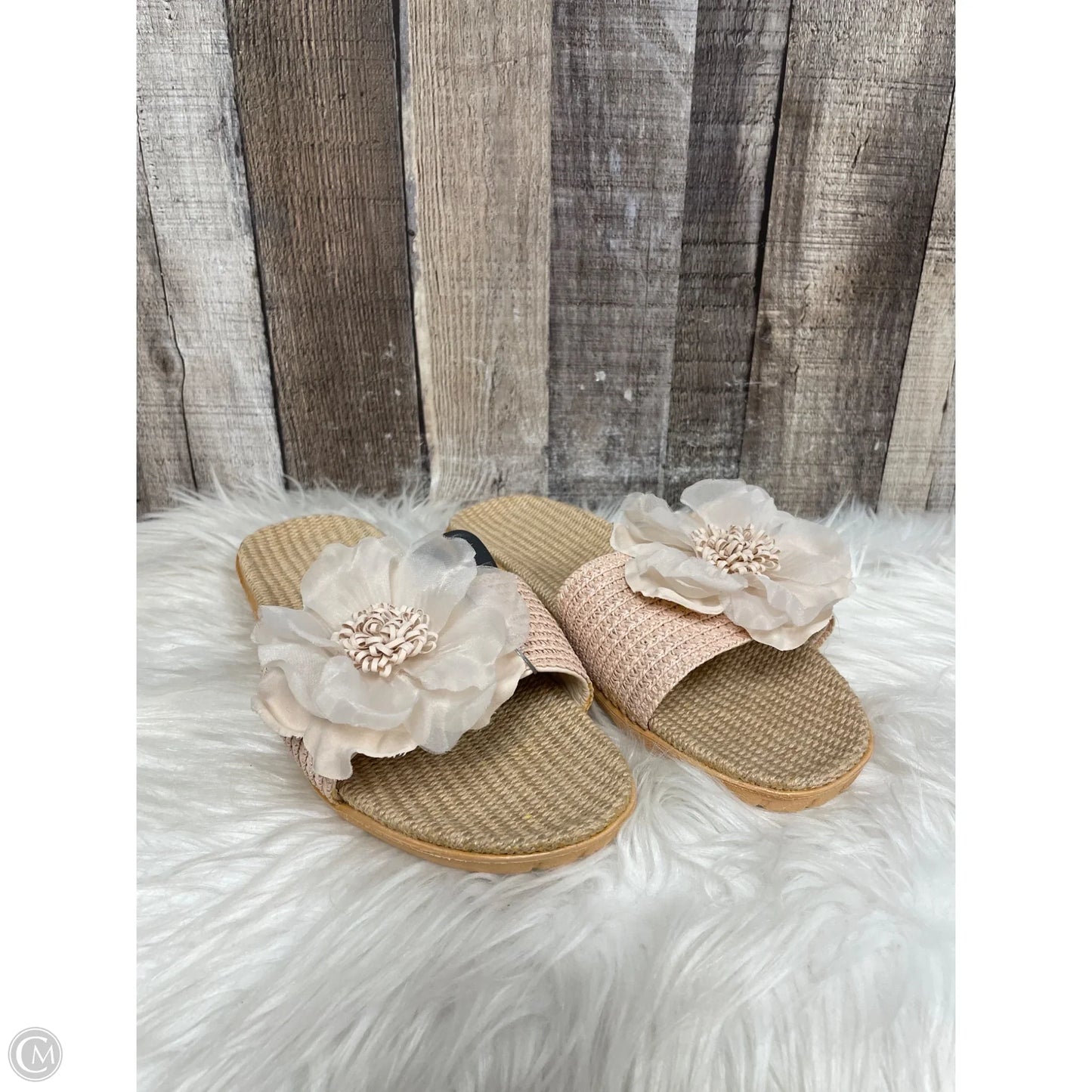 Sandals Flats By Cme In Pink, Size: 8