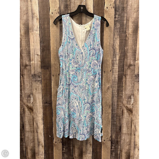 Dress Casual Midi By Cynthia Rowley In Blue & Green, Size: M