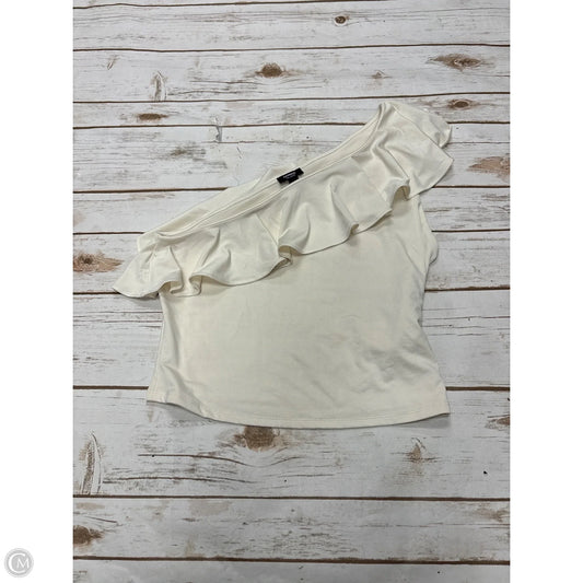 Top Sleeveless By Express In Ivory, Size: M