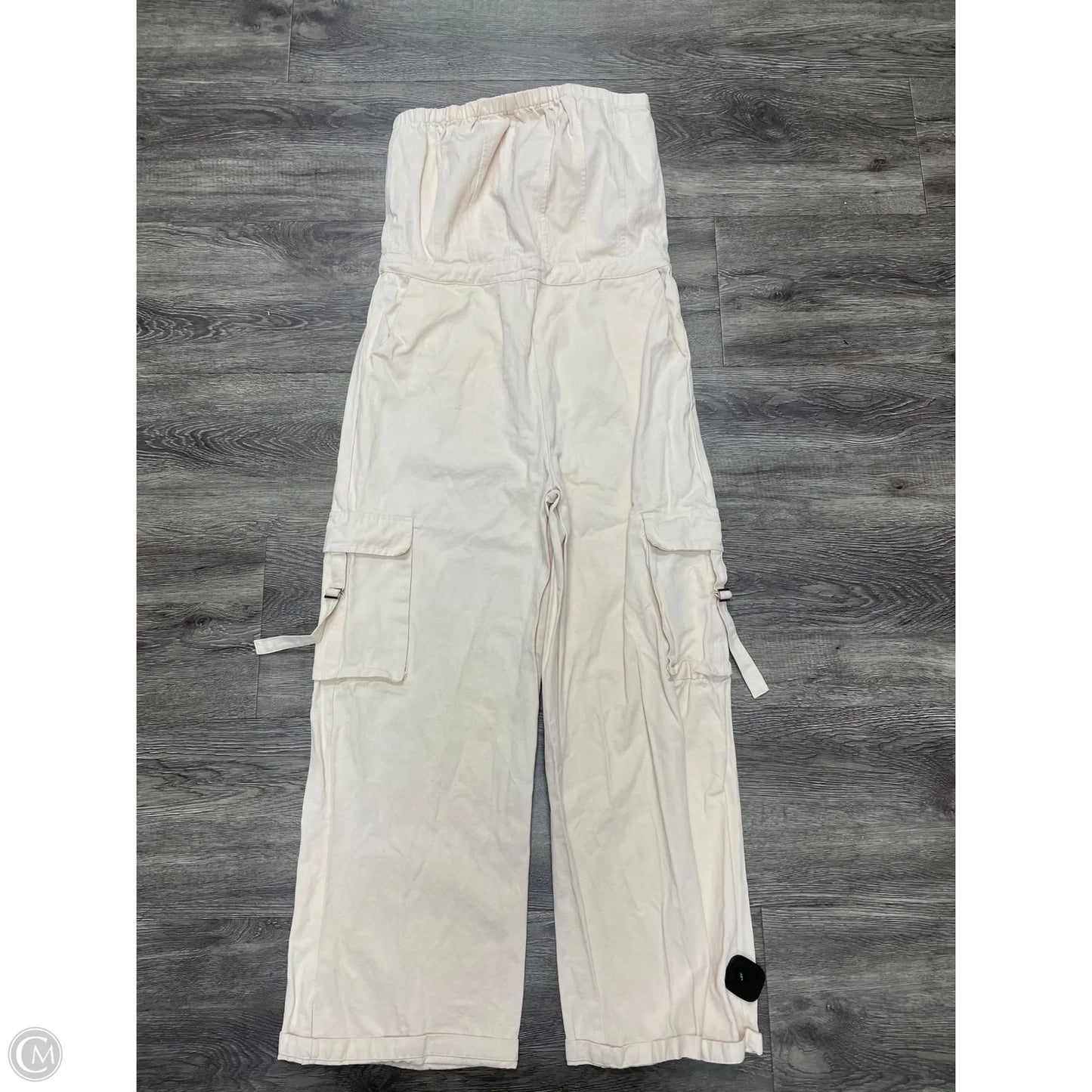 Jumpsuit By Francesca's In Cream, Size: L