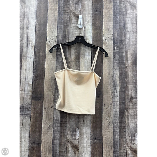 Top Sleeveless By Forever 21 In Tan, Size: L