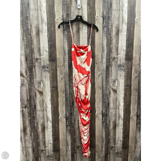 Dress Casual Maxi By Fashion Nova In Red, Size: S