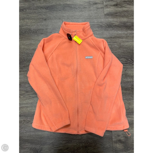 Jacket Fleece By Columbia In Coral, Size: 1x
