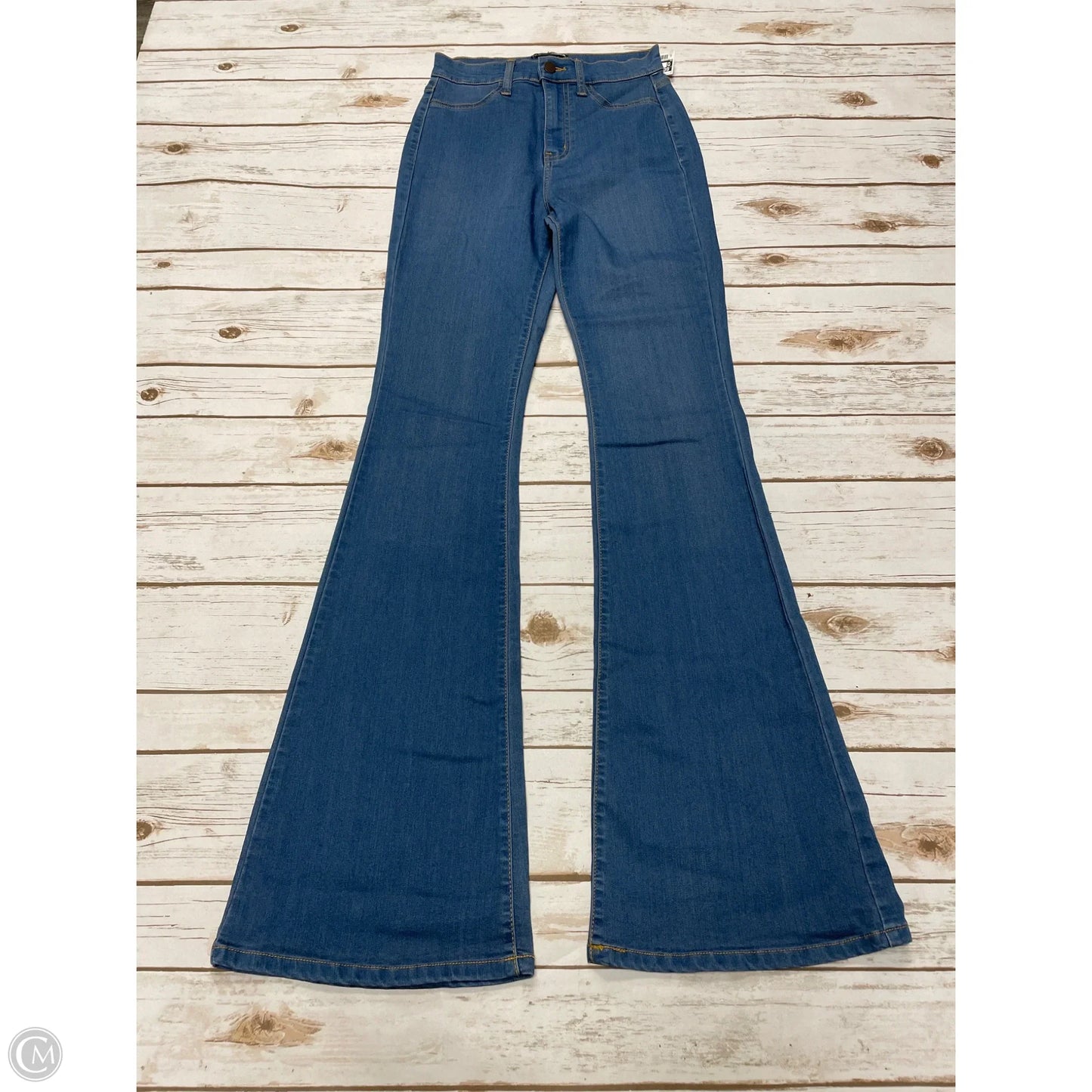 Jeans Flared By Fashion Nova In Blue Denim, Size: 2
