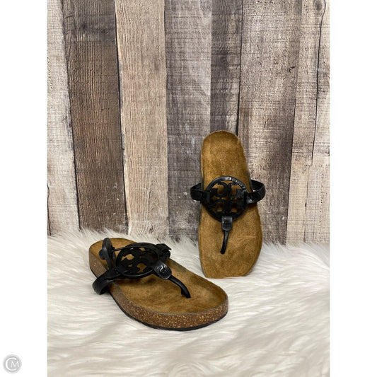 Sandals Designer By Tory Burch In Black, Size: 5