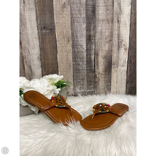 Sandals Designer By Tory Burch In Brown, Size: 5.5