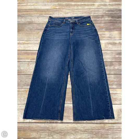 Jeans Wide Leg By Old Navy In Blue Denim, Size: 12