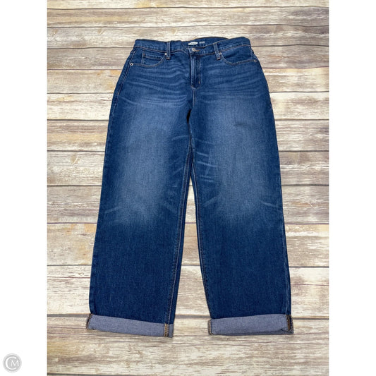 Jeans Boyfriend By Old Navy In Blue Denim, Size: 12