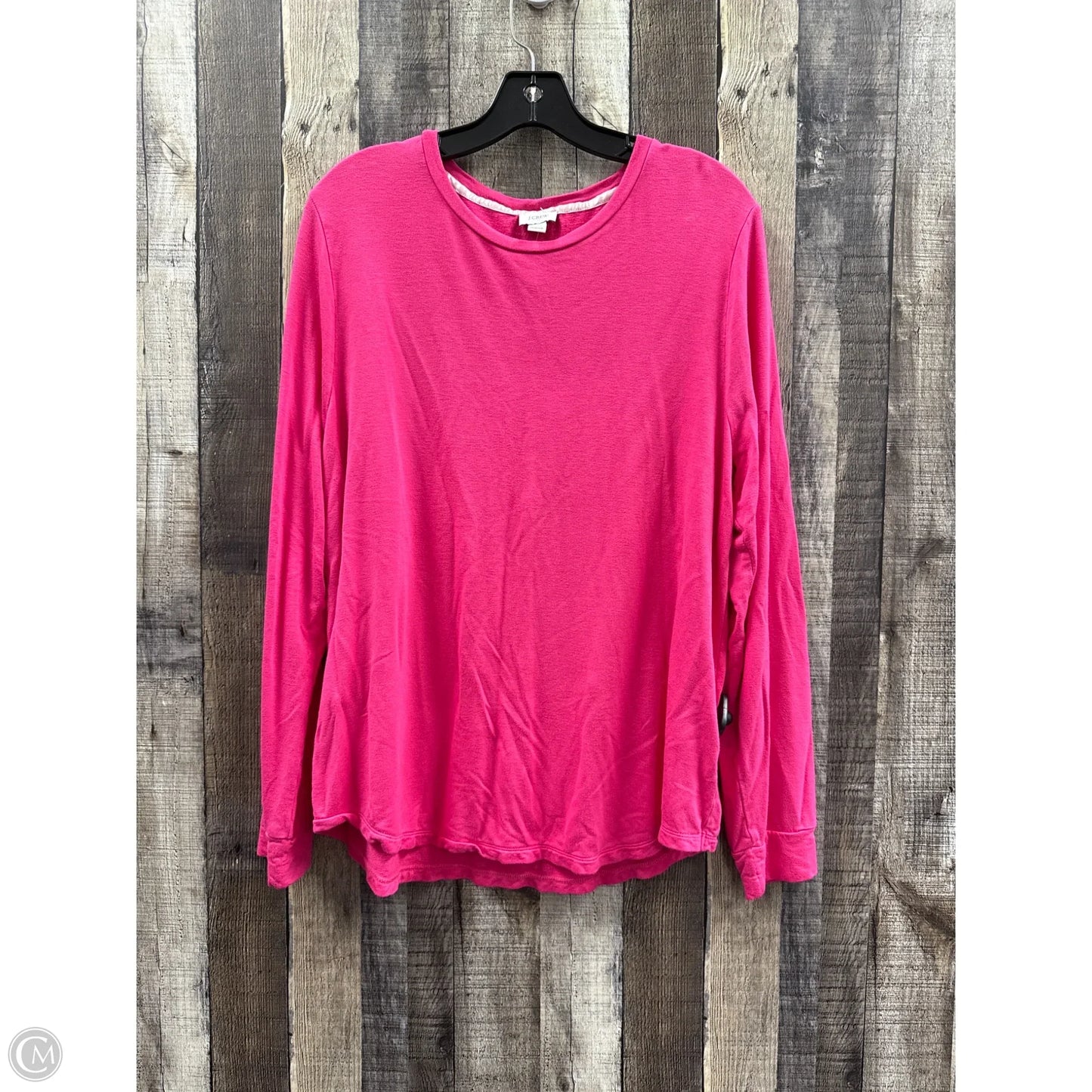 Top Long Sleeve By J. Crew In Pink, Size: Xl