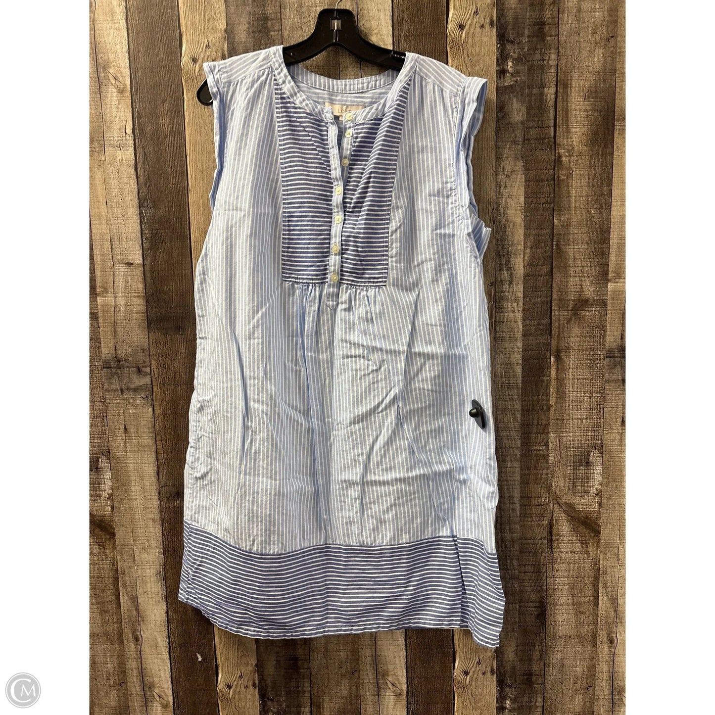 Dress Casual Short By Loft In Blue, Size: L