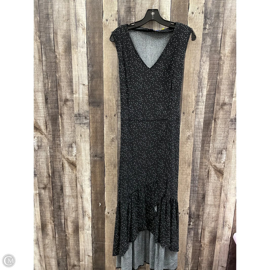 Dress Casual Maxi By Apt 9 In Black, Size: Xl