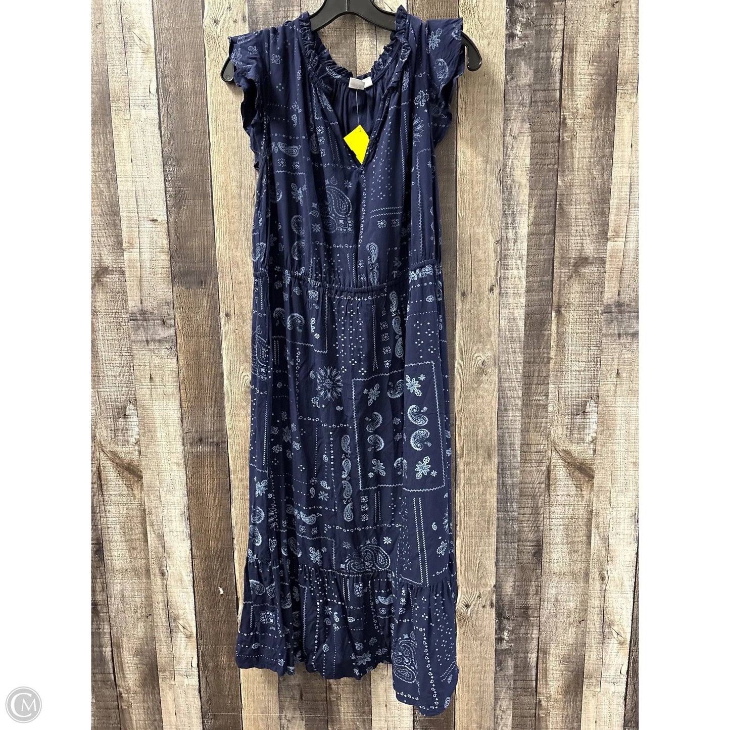 Dress Casual Midi By Gap In Blue, Size: Xl