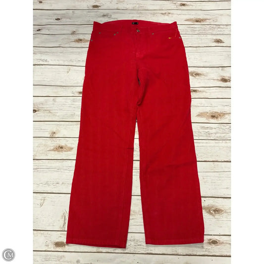 Pants Corduroy By J. Crew In Red, Size: 10