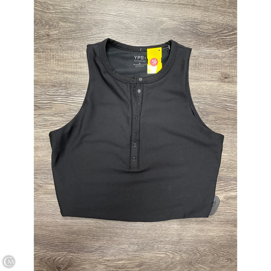 Athletic Tank Top By Ypb In Black, Size: M