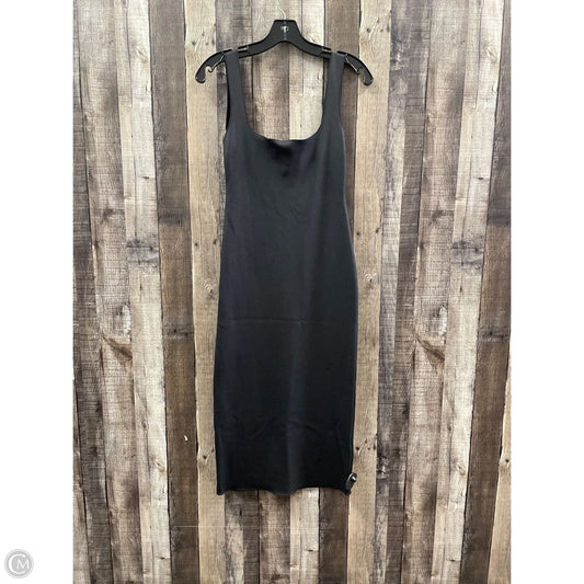 Dress Casual Midi By Zara In Black, Size: M