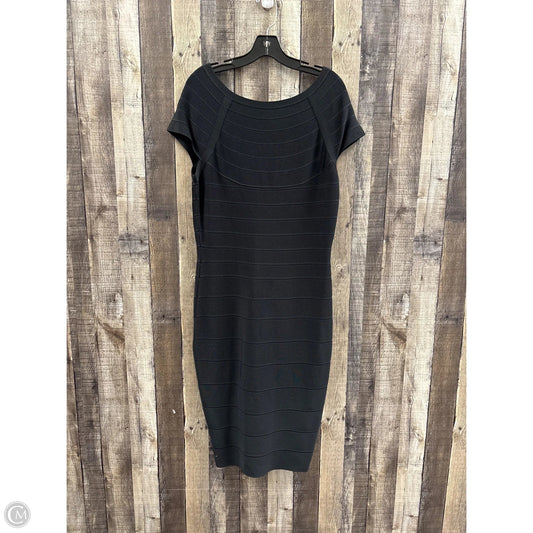 Dress Party Midi By Ann Taylor In Black, Size: L