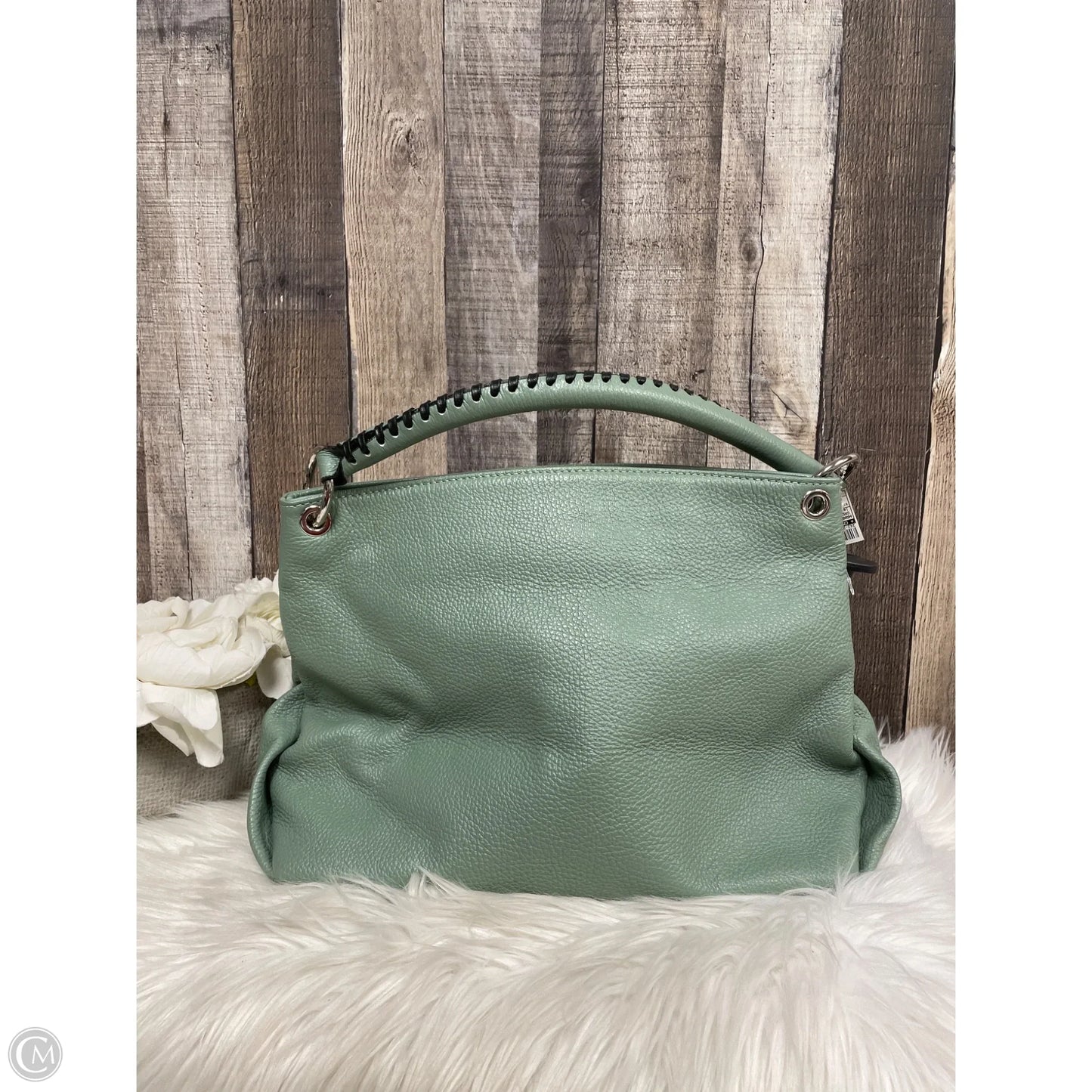 Handbag Leather By Cme, Size: Large