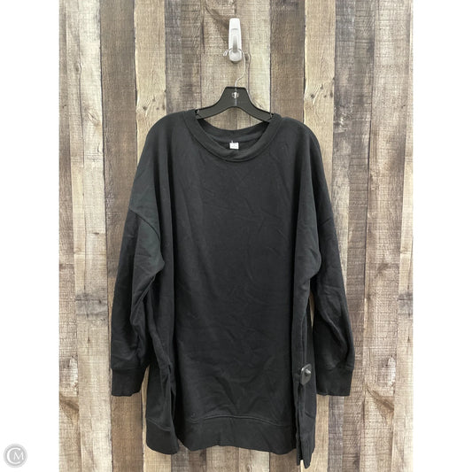 Sweatshirt Crewneck By Old Navy In Black, Size: Xxl
