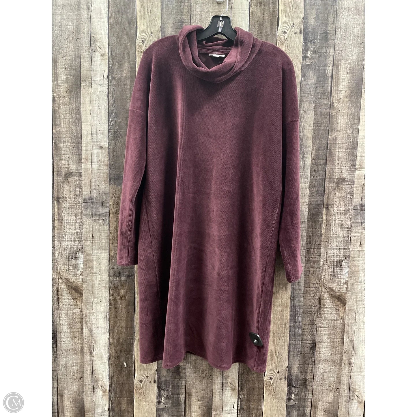 Dress Casual Short By Pure Jill In Maroon, Size: L