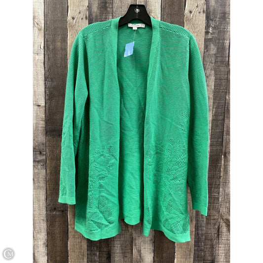 Cardigan By Chicos In Green, Size: L