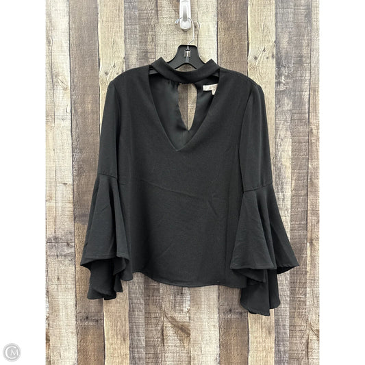 Top Long Sleeve By Wayf In Black, Size: S