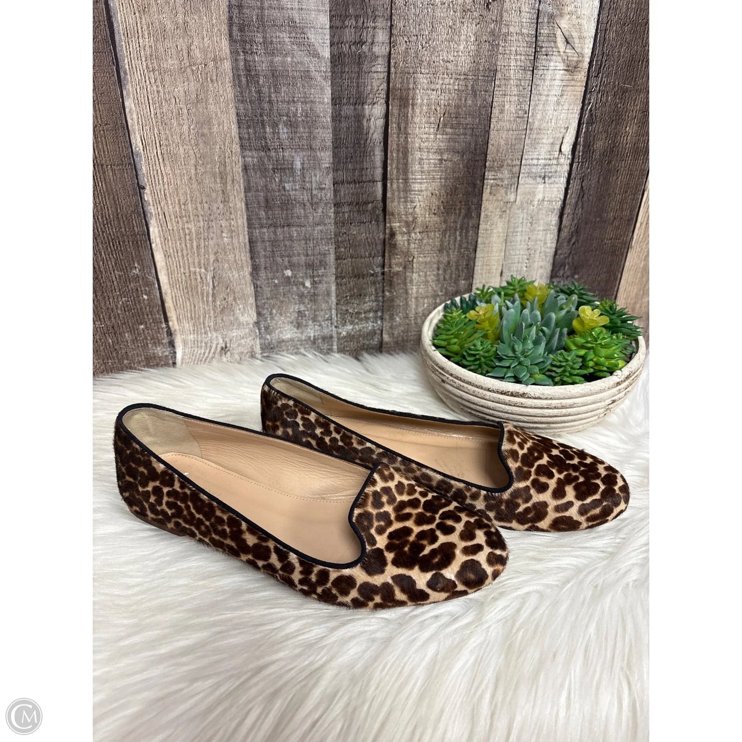 Shoes Flats By J. Crew In Animal Print, Size: 6.5