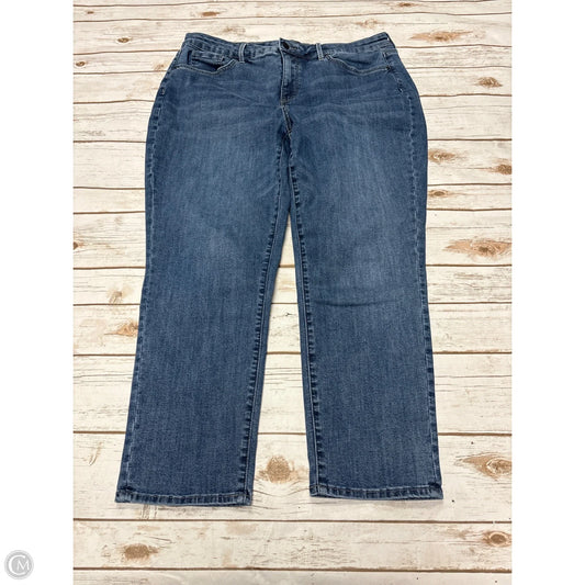 Jeans Straight By Cme In Blue Denim, Size: 16