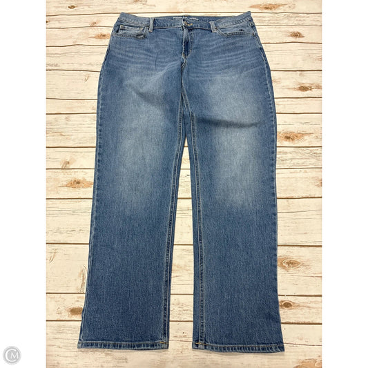Jeans Boyfriend By Old Navy In Blue Denim, Size: 14