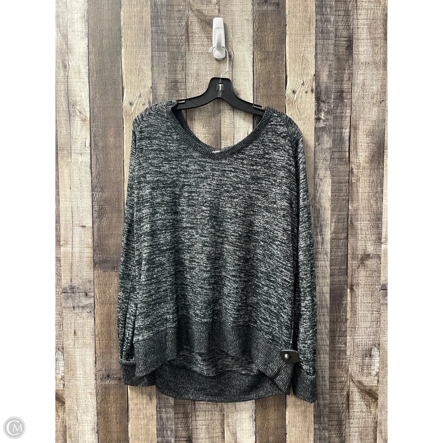 Top Long Sleeve By Gap In Grey, Size: L