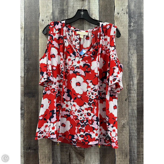 Top 3/4 Sleeve By Michael By Michael Kors In Multi-colored, Size: S