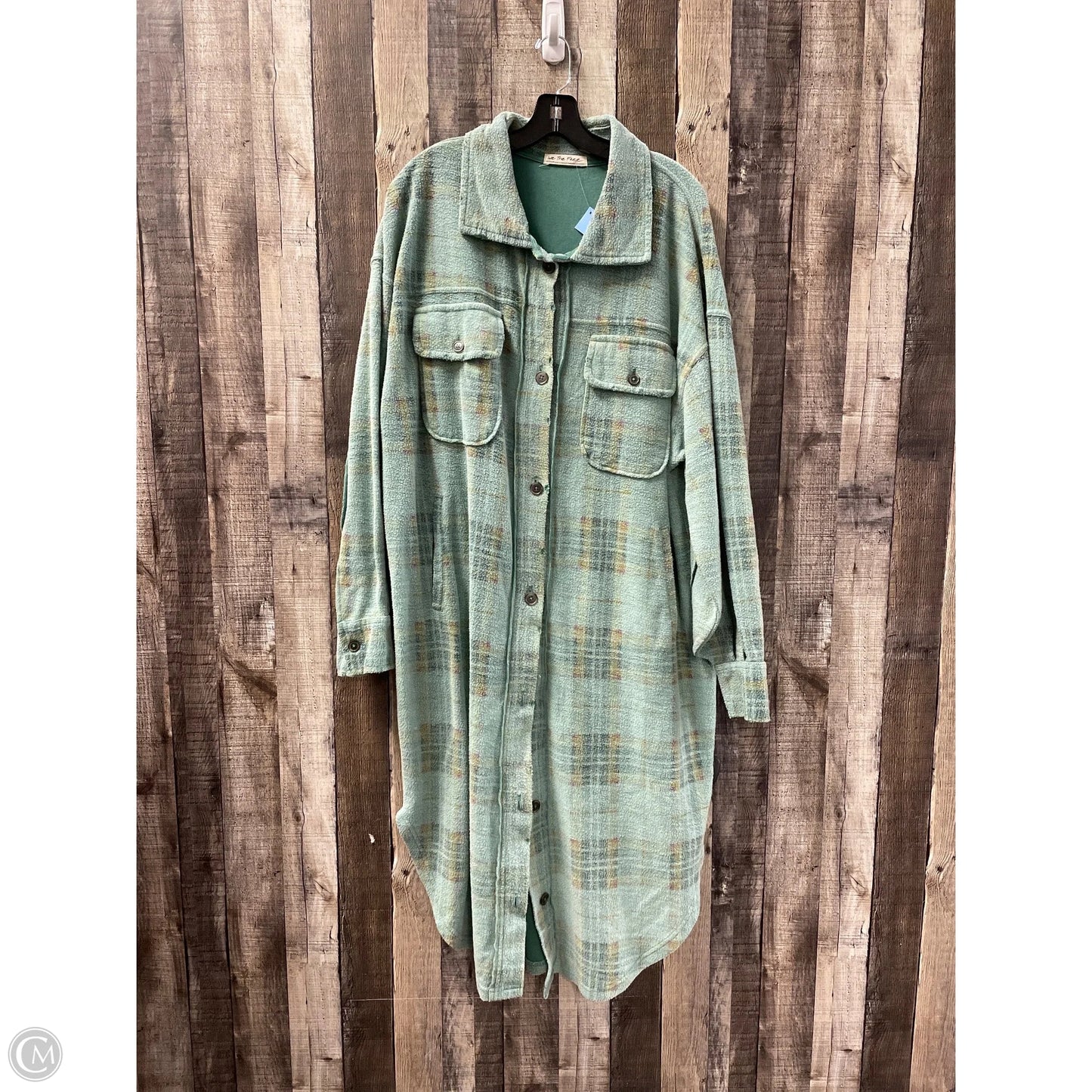 Jacket Shirt By We The Free In Green, Size: M