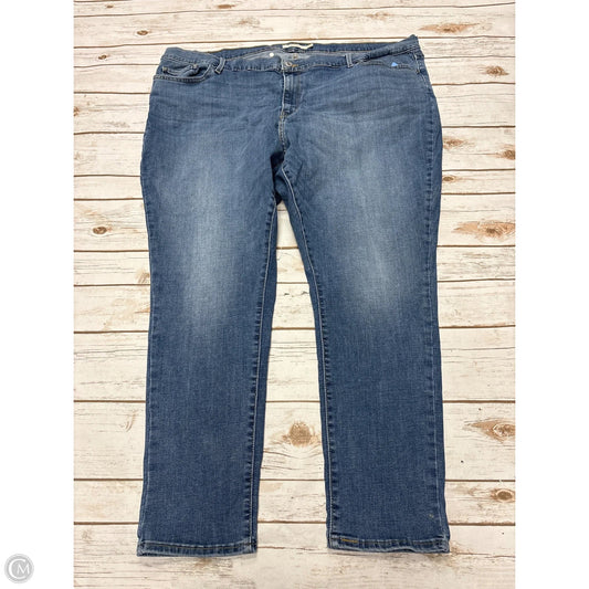 Jeans Skinny By Levis In Blue Denim, Size: 26
