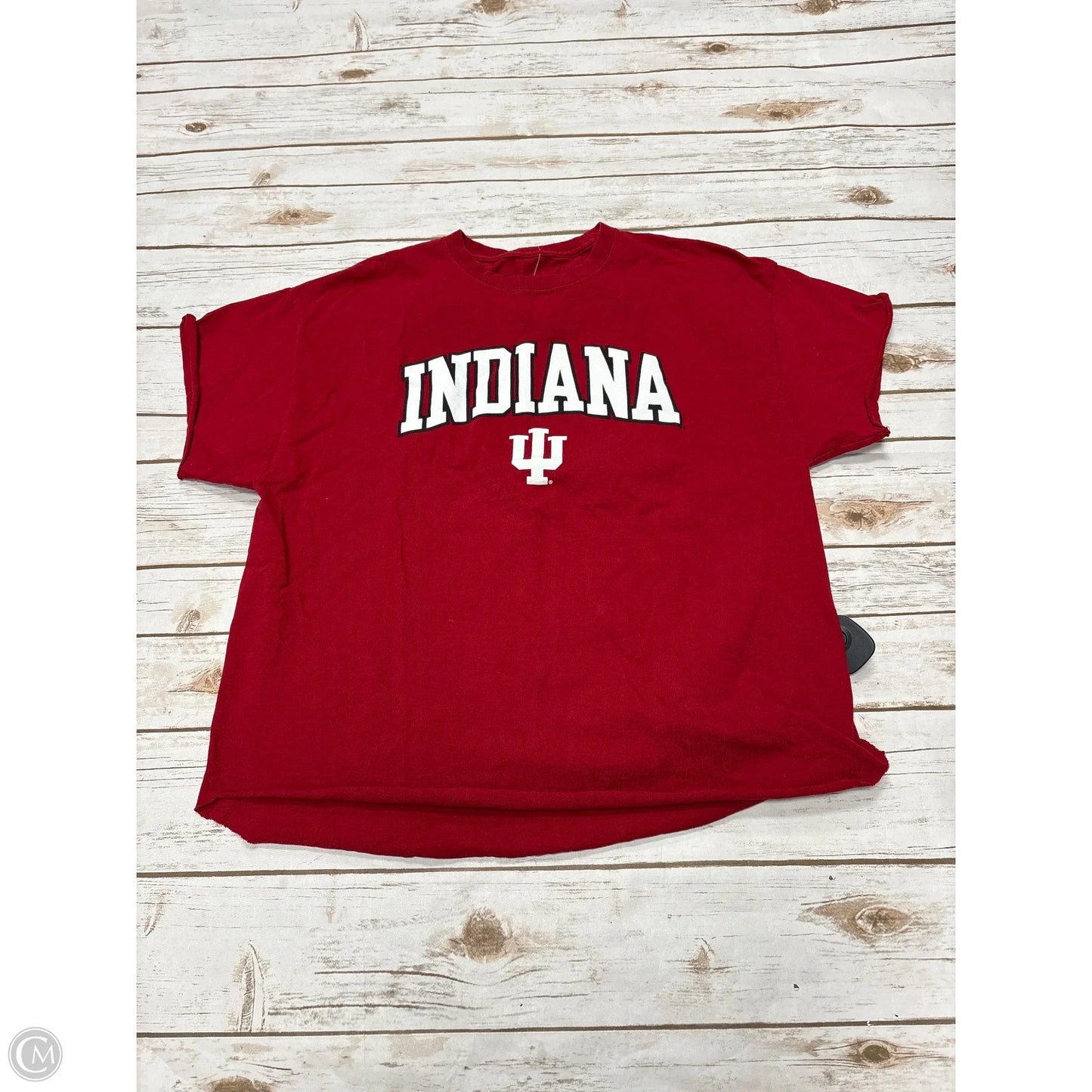 Top Short Sleeve Basic By Cmf In Red, Size: Xl