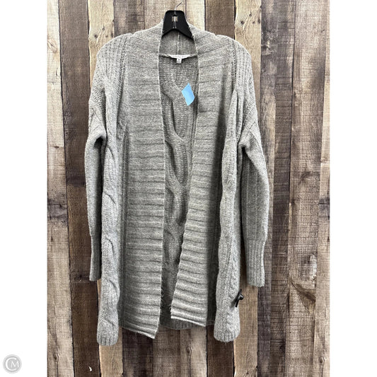 Sweater Cardigan By Ophelia Roe In Grey, Size: M